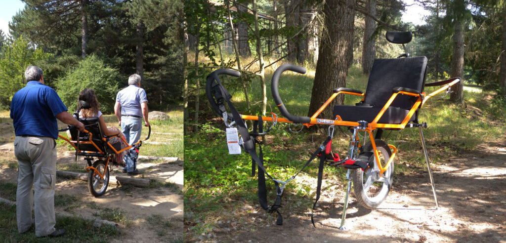 Mezzi di trasporto per persone con mobilità ridotta.