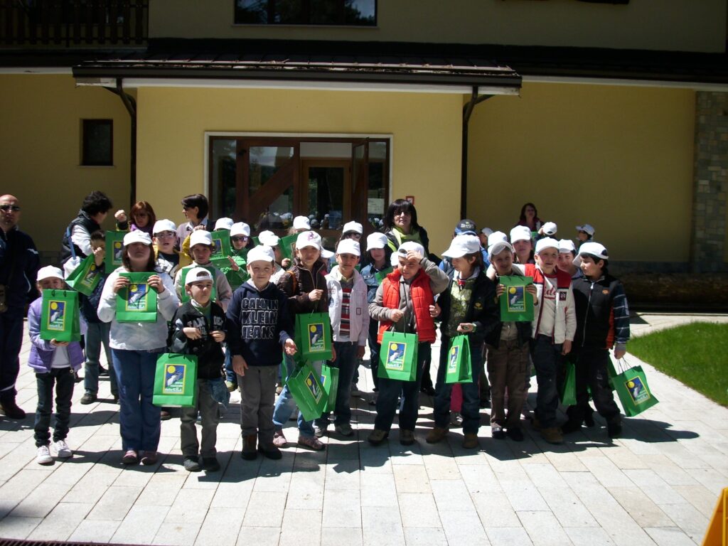 Scolaresca al parco della Sila